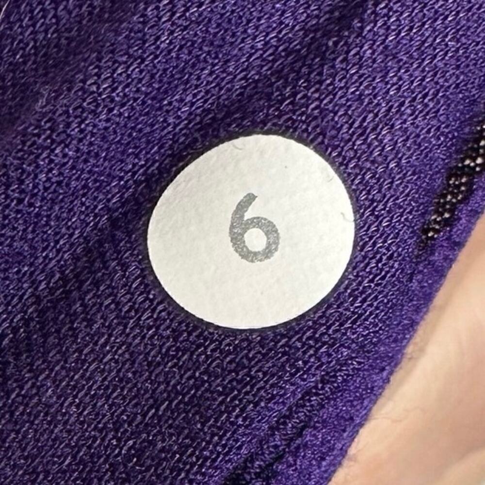 Lululemon Athletica Push Your Limits Criss Cross Tank Women's Purple Size 6 - Picture 4 of 4